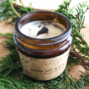 Fir Needle and Birch Sap Candle